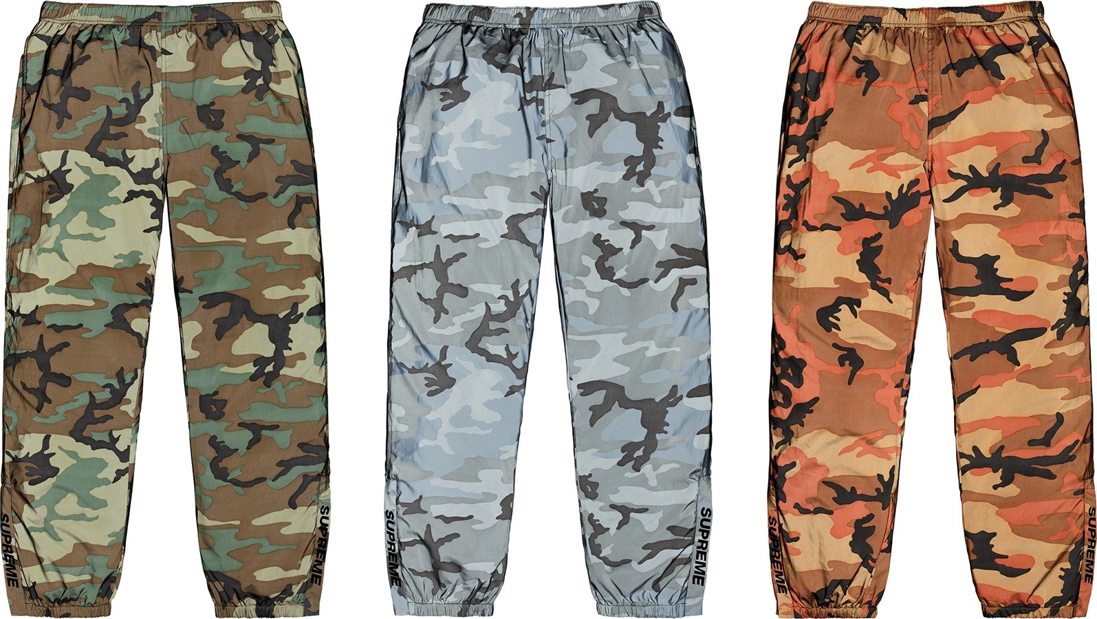 Reflective Camo Warm Up Pant